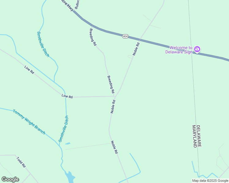 map of restaurants, bars, coffee shops, grocery stores, and more near 6955 Breeding Rd in Federalsburg