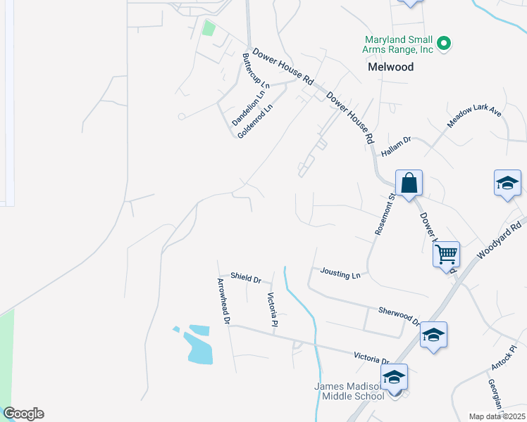 map of restaurants, bars, coffee shops, grocery stores, and more near 9211 Kernan Court in Upper Marlboro