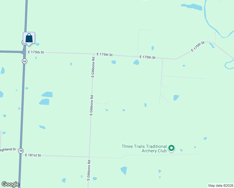 map of restaurants, bars, coffee shops, grocery stores, and more near 17701 South Gibbons Road in Pleasant Hill