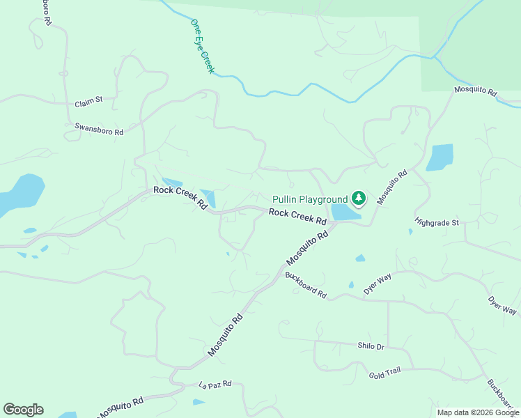 map of restaurants, bars, coffee shops, grocery stores, and more near 8804 Rock Creek Road in Placerville