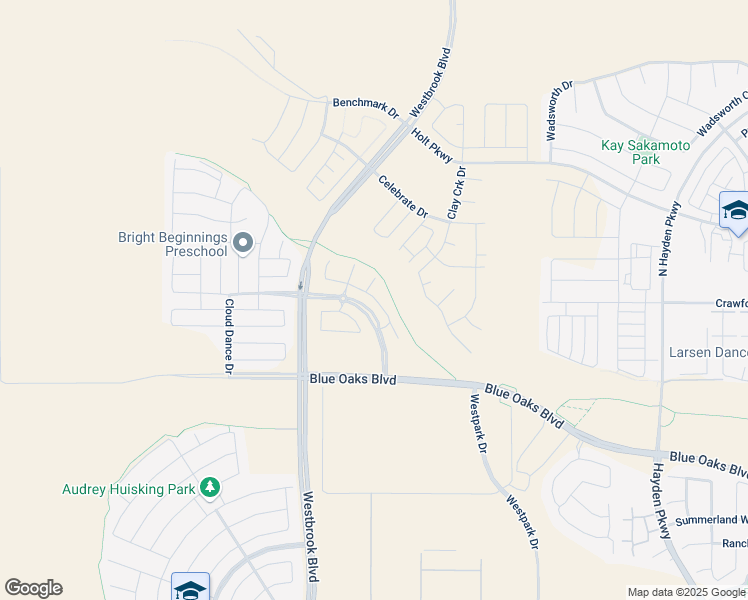 map of restaurants, bars, coffee shops, grocery stores, and more near 5490 Phillip Road in Roseville