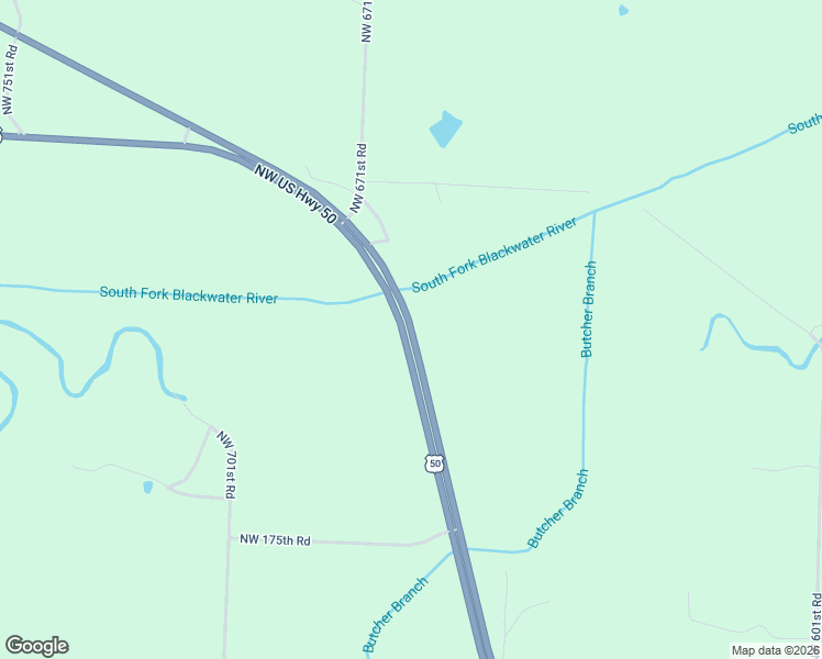 map of restaurants, bars, coffee shops, grocery stores, and more near U.S. 50 in Johnson