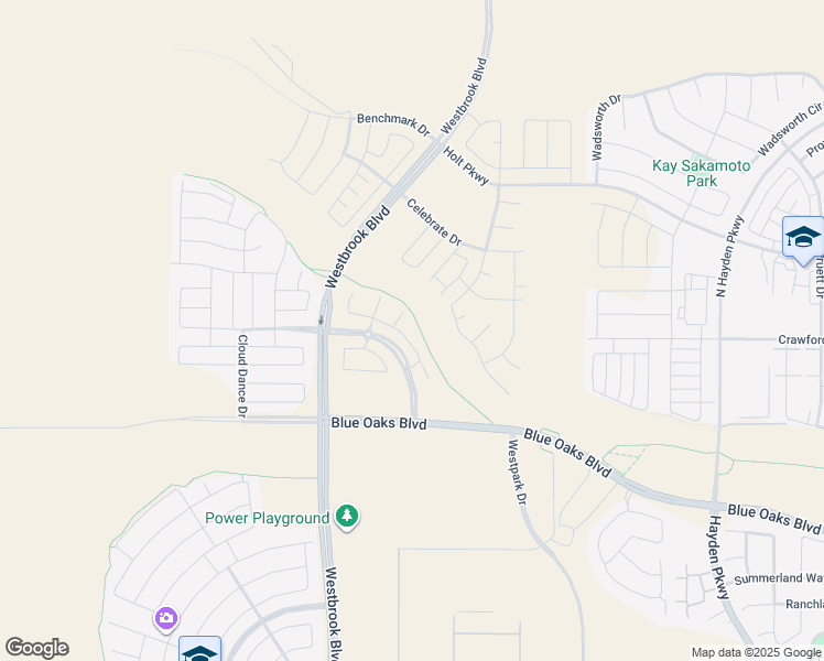 map of restaurants, bars, coffee shops, grocery stores, and more near 5490 Phillip Road in Roseville