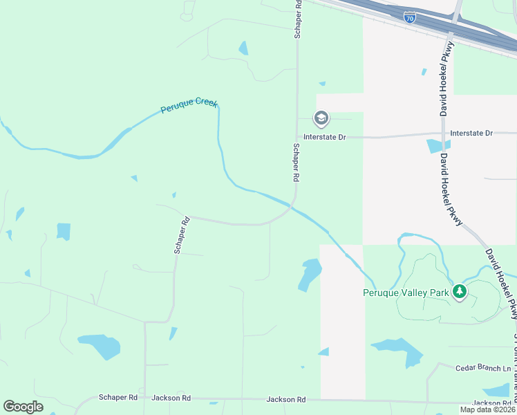 map of restaurants, bars, coffee shops, grocery stores, and more near 319 Schaper Road in Foristell