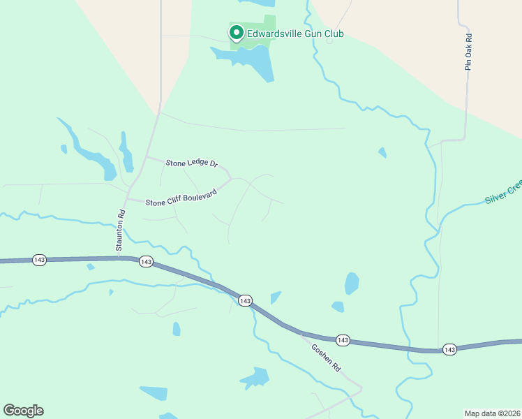 map of restaurants, bars, coffee shops, grocery stores, and more near 8461 Stone Ledge Drive in Edwardsville