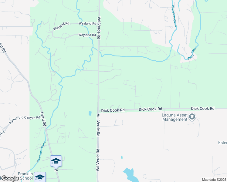 map of restaurants, bars, coffee shops, grocery stores, and more near 4775 Val Verde Road in Loomis