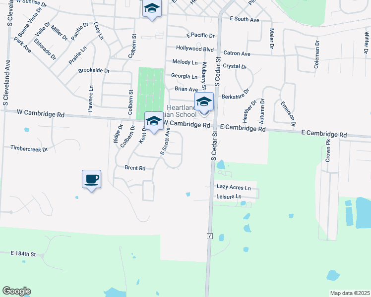 map of restaurants, bars, coffee shops, grocery stores, and more near 925 Mulberry Street in Belton