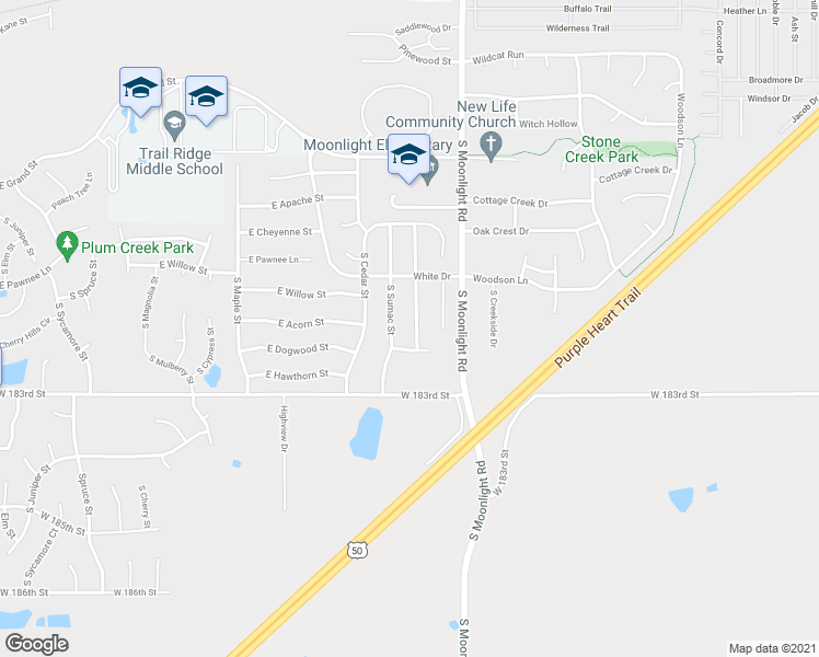 map of restaurants, bars, coffee shops, grocery stores, and more near 752 South Evergreen Street in Gardner