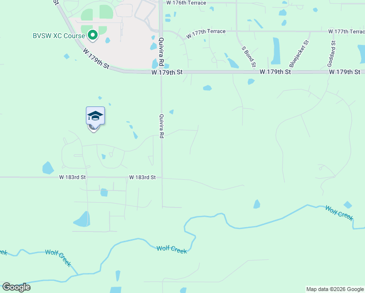 map of restaurants, bars, coffee shops, grocery stores, and more near 18200 South Quivira Road in Overland Park