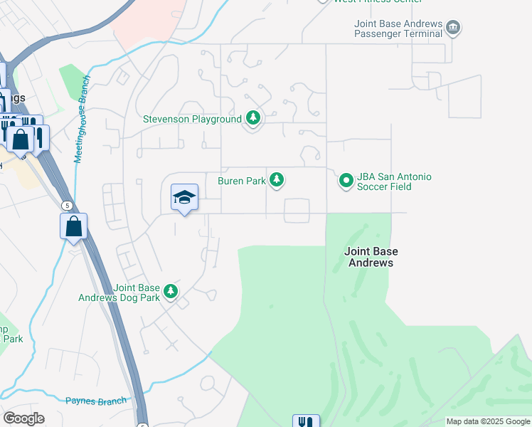 2101 Oxford Road, Andrews AFB MD Walk Score