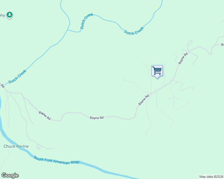map of restaurants, bars, coffee shops, grocery stores, and more near 4000 Twin Ridges Road in Placerville