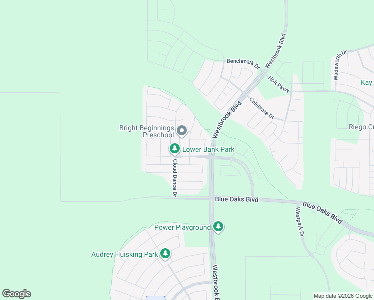 map of restaurants, bars, coffee shops, grocery stores, and more near 3000 Lemonade Lane in Roseville