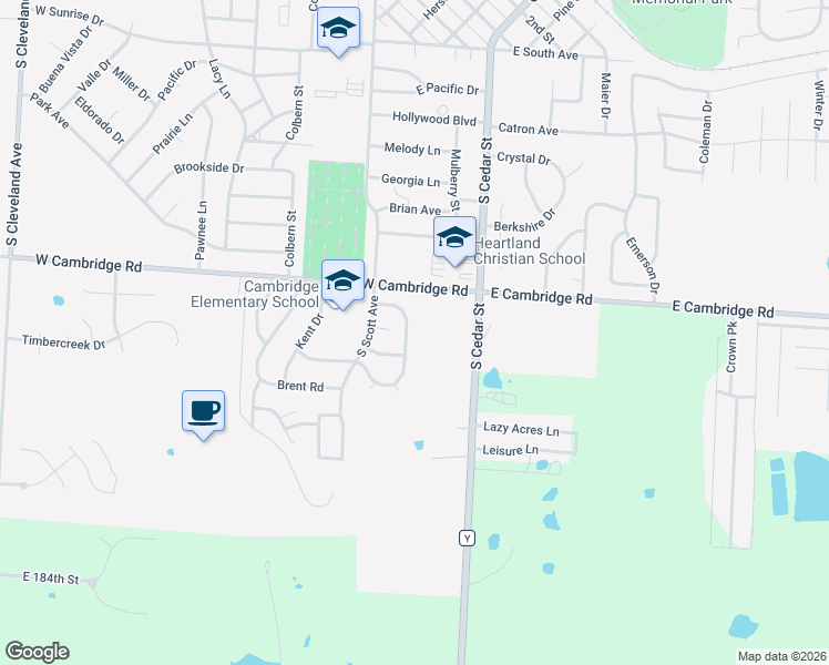 map of restaurants, bars, coffee shops, grocery stores, and more near 925 Mulberry Street in Belton