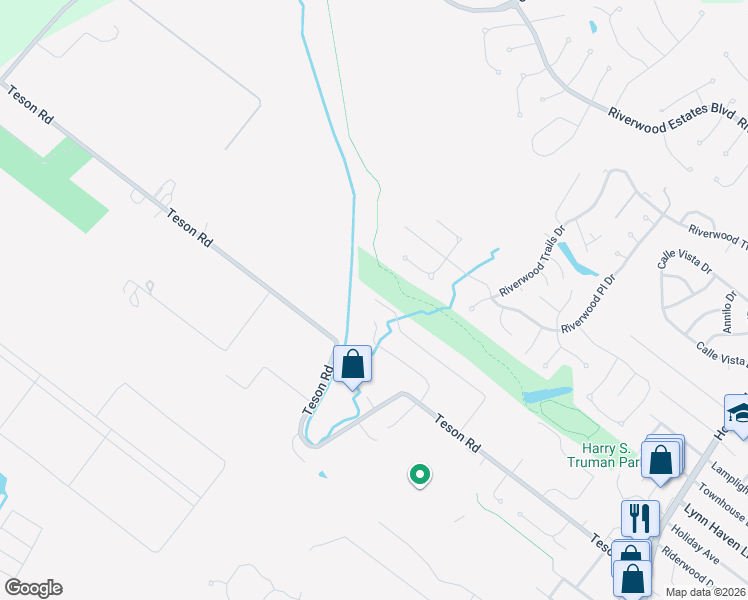 map of restaurants, bars, coffee shops, grocery stores, and more near 1227 Teson Road in Hazelwood