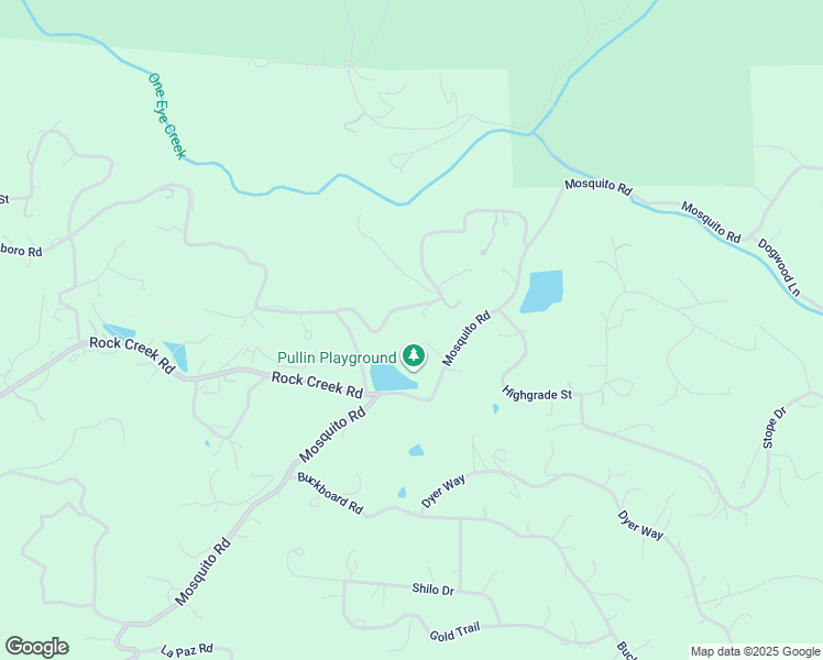map of restaurants, bars, coffee shops, grocery stores, and more near 2848 Swansboro Road in Placerville