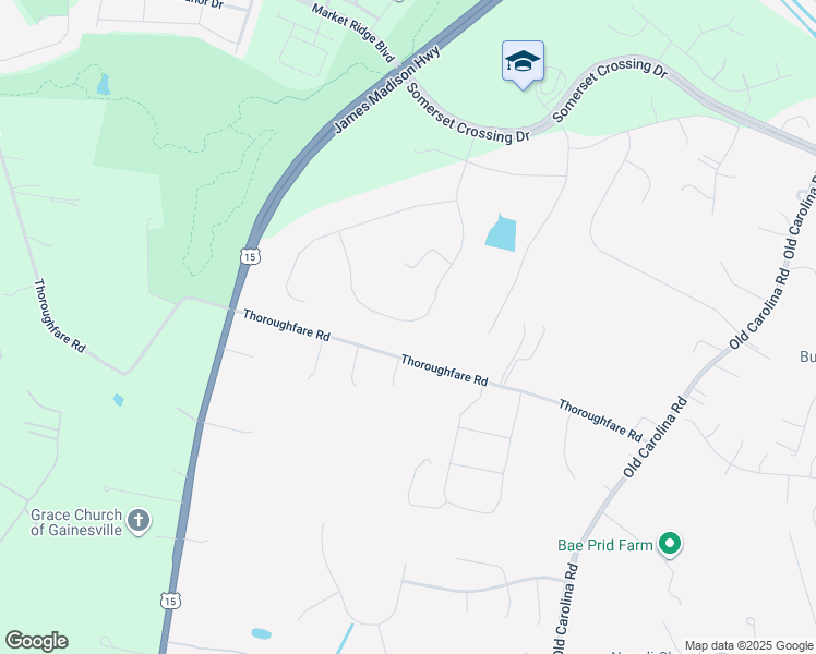 map of restaurants, bars, coffee shops, grocery stores, and more near 7107 Currie Farm Drive in Gainesville