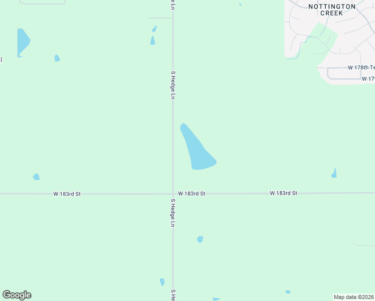 map of restaurants, bars, coffee shops, grocery stores, and more near 18245 South Hedge Lane in Olathe