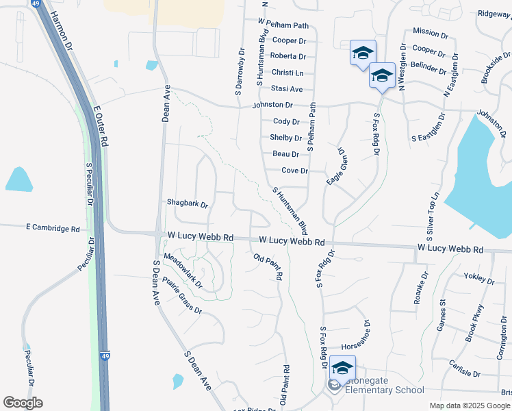 587 Kreisel Drive, Raymore MO Walk Score