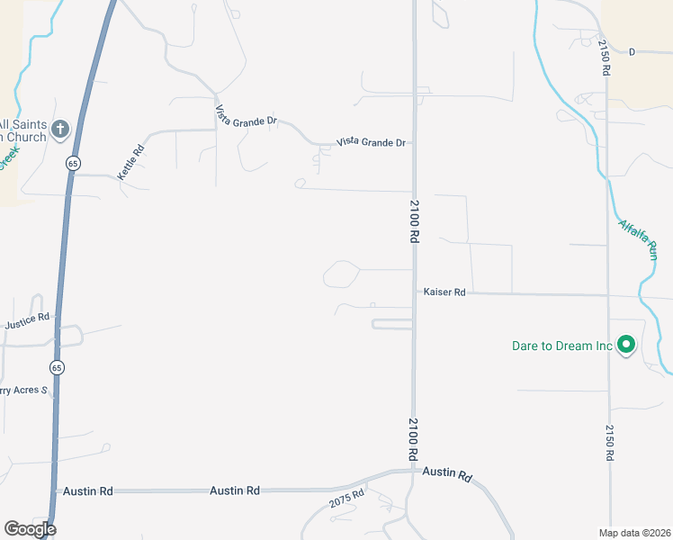 map of restaurants, bars, coffee shops, grocery stores, and more near 10053 2100 Road in Orchard City