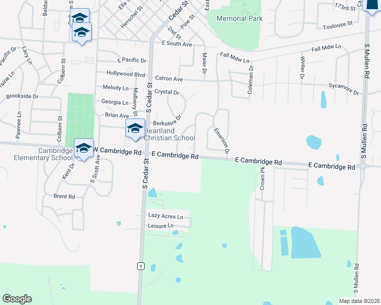 map of restaurants, bars, coffee shops, grocery stores, and more near 815 Autumn Drive in Belton