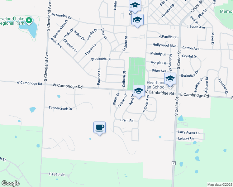 map of restaurants, bars, coffee shops, grocery stores, and more near 902 Ridge Drive in Belton