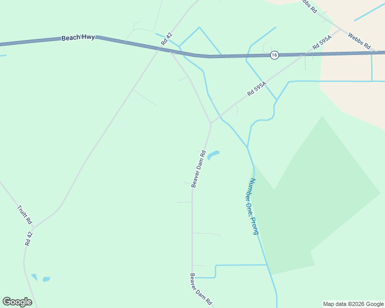 map of restaurants, bars, coffee shops, grocery stores, and more near 13453 Road 595 in Ellendale
