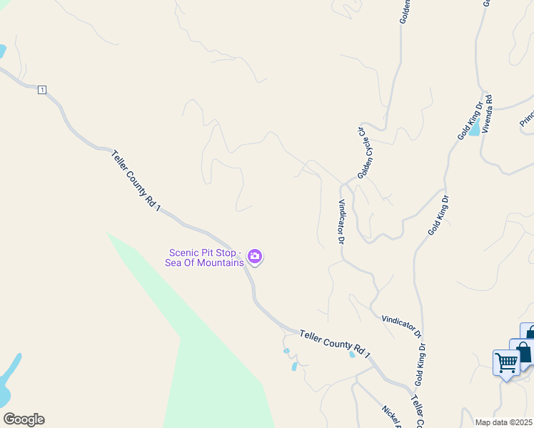 map of restaurants, bars, coffee shops, grocery stores, and more near 513 Last Dollar Drive in Cripple Creek