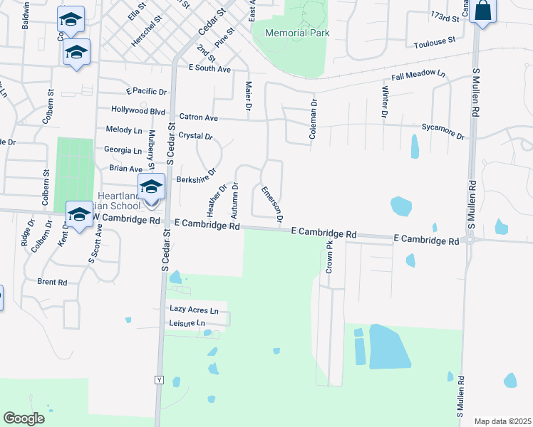 map of restaurants, bars, coffee shops, grocery stores, and more near 506 Logan Avenue in Belton