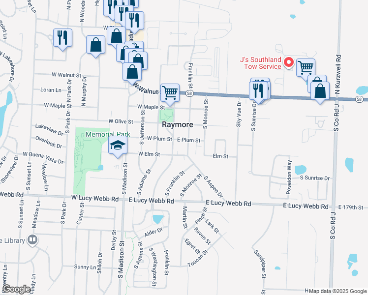 408 South Franklin Street, Raymore MO Walk Score