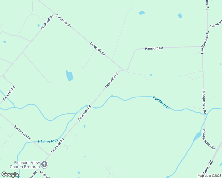 map of restaurants, bars, coffee shops, grocery stores, and more near 3345 Conicville Road in Mount Jackson