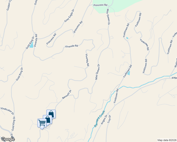 map of restaurants, bars, coffee shops, grocery stores, and more near 1122 Bennett Drive in Cripple Creek