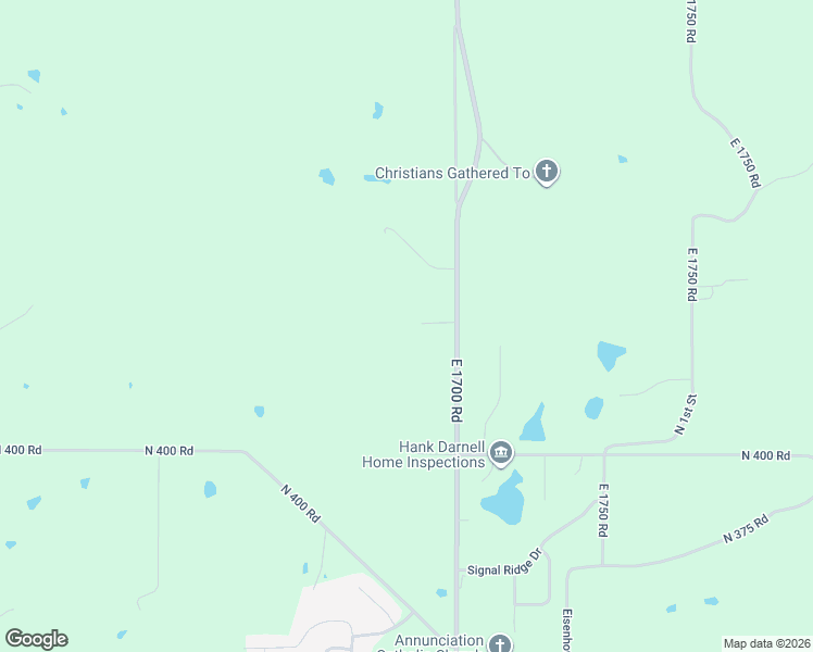 map of restaurants, bars, coffee shops, grocery stores, and more near 429 East 1700 Road in Baldwin City