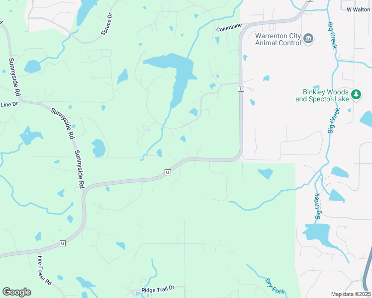map of restaurants, bars, coffee shops, grocery stores, and more near 27091 State Highway U in Warrenton