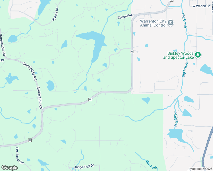 map of restaurants, bars, coffee shops, grocery stores, and more near 27091 State Highway U in Warrenton