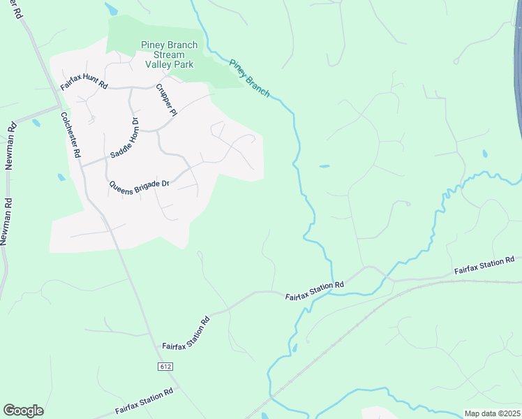 map of restaurants, bars, coffee shops, grocery stores, and more near 6110 Moonpatterns Trail in Fairfax Station
