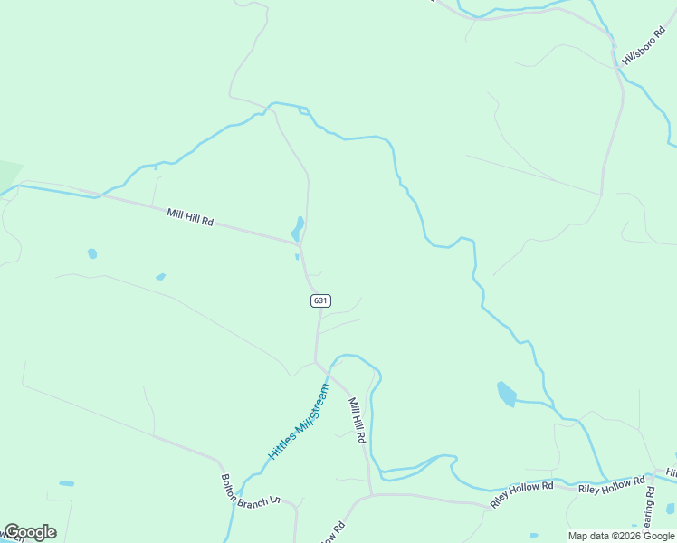 map of restaurants, bars, coffee shops, grocery stores, and more near County Road 631 in Huntly