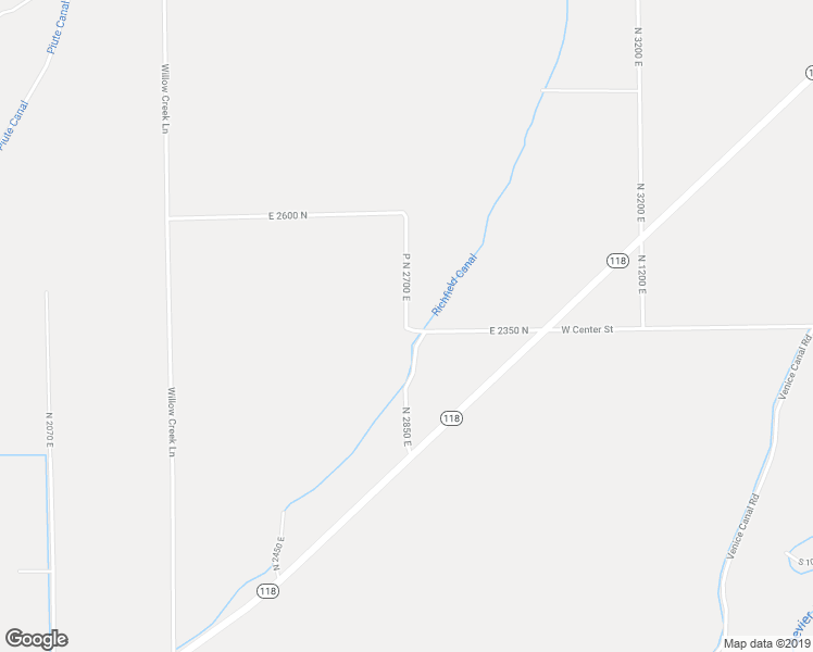 map of restaurants, bars, coffee shops, grocery stores, and more near P N 2700 East in Richfield