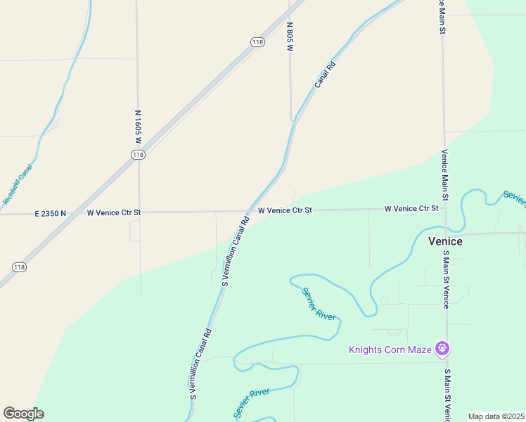 map of restaurants, bars, coffee shops, grocery stores, and more near W Center in Richfield