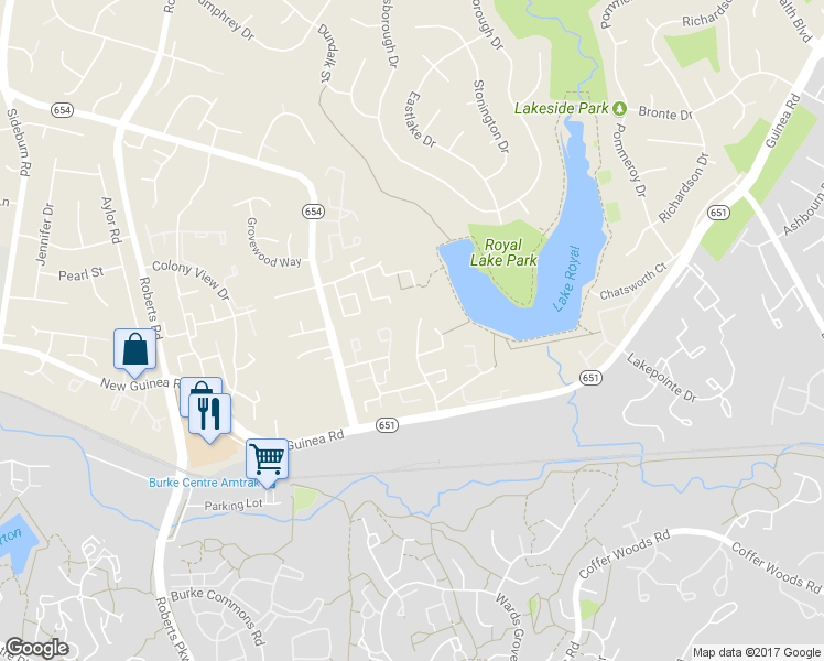 map of restaurants, bars, coffee shops, grocery stores, and more near 5524 Falmead Road in Fairfax