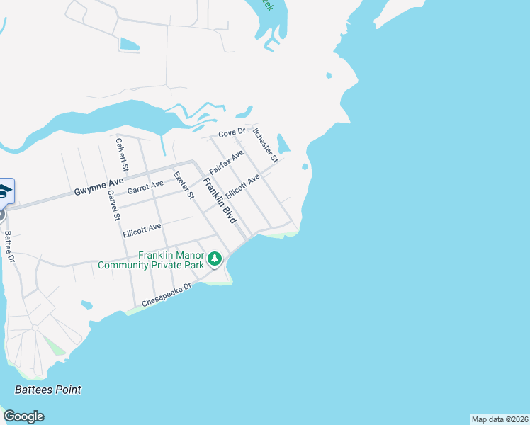 map of restaurants, bars, coffee shops, grocery stores, and more near 5559 Gloucester Street in Deale