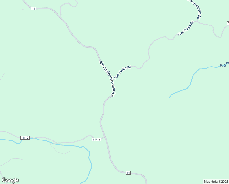 map of restaurants, bars, coffee shops, grocery stores, and more near Alexander-Helvetia Road in Upshur County