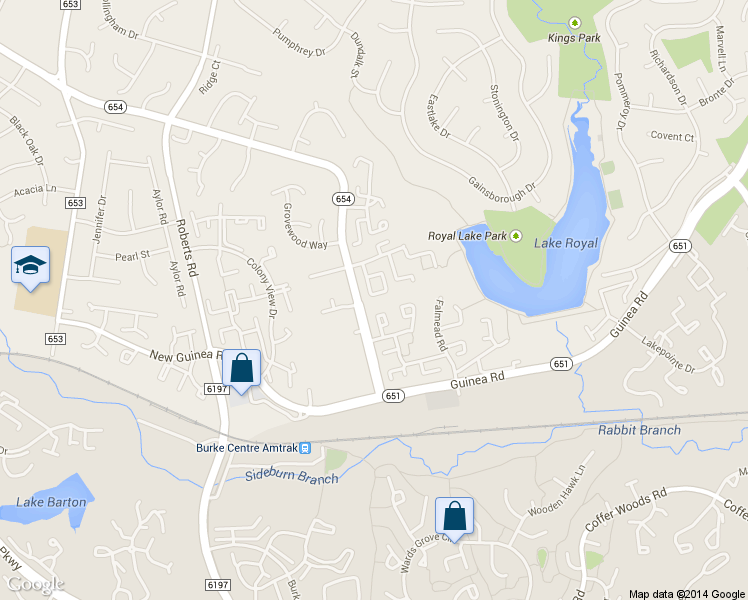 map of restaurants, bars, coffee shops, grocery stores, and more near 5435 Safe Harbor Court in Fairfax
