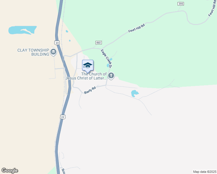 map of restaurants, bars, coffee shops, grocery stores, and more near 1206 Bierly Road in Portsmouth