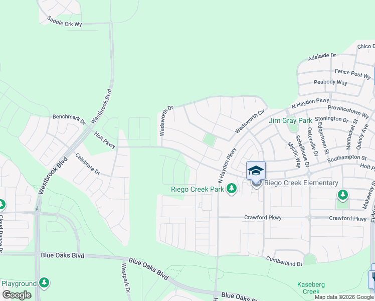 map of restaurants, bars, coffee shops, grocery stores, and more near 4900 Phillip Road in Roseville