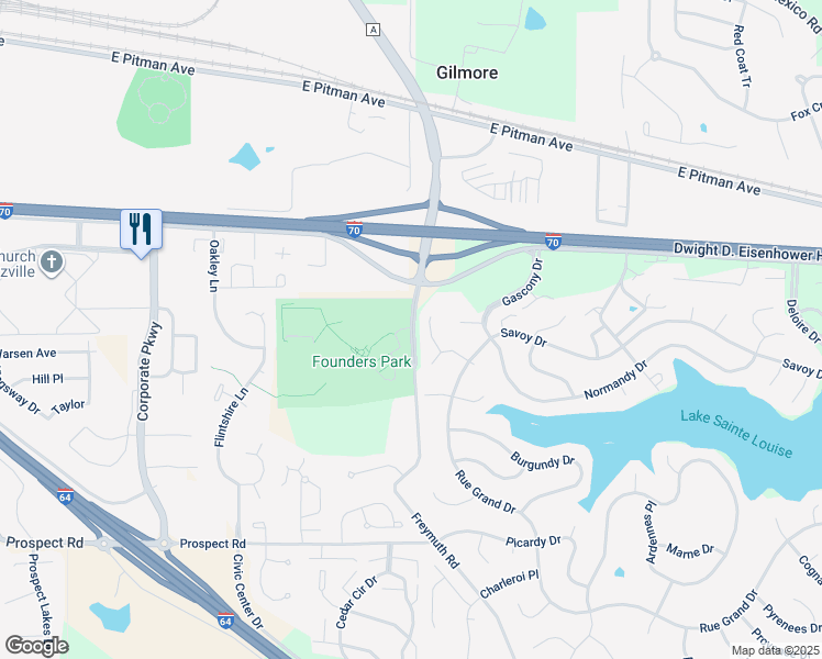 map of restaurants, bars, coffee shops, grocery stores, and more near 5 Freymuth Road in Lake Saint Louis