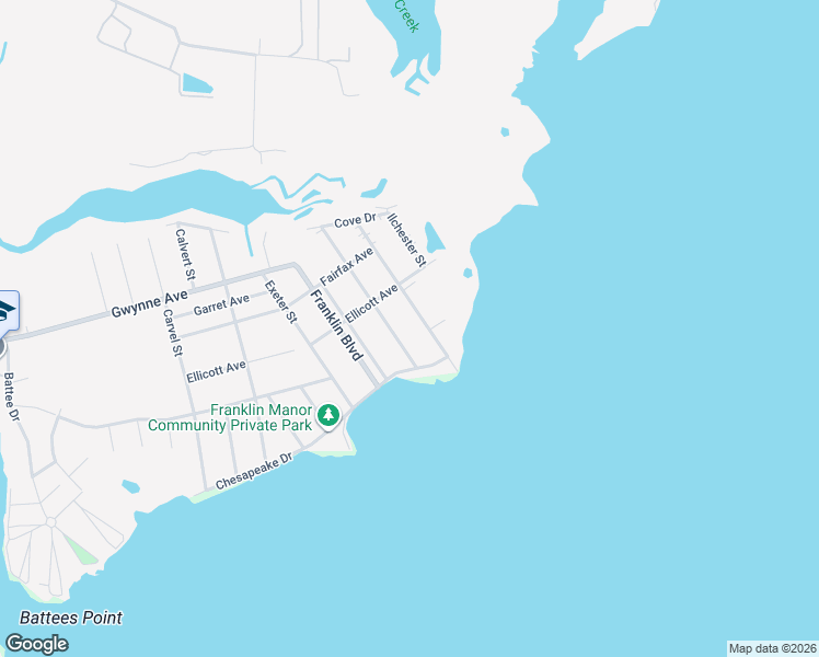 map of restaurants, bars, coffee shops, grocery stores, and more near 5551 Gloucester Street in Deale