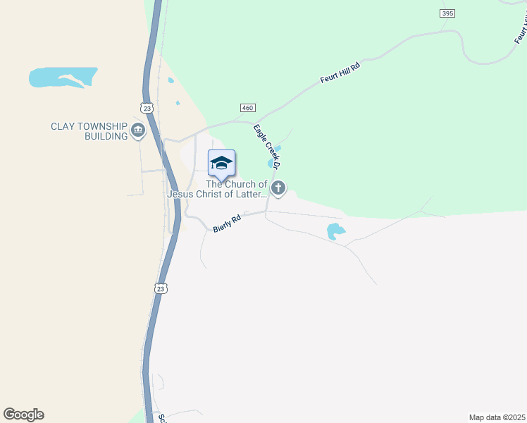 map of restaurants, bars, coffee shops, grocery stores, and more near 1206 Bierly Road in Portsmouth