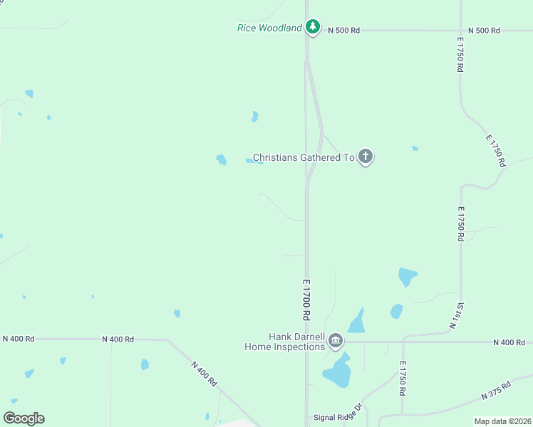 map of restaurants, bars, coffee shops, grocery stores, and more near 429 East 1700 Road in Baldwin City