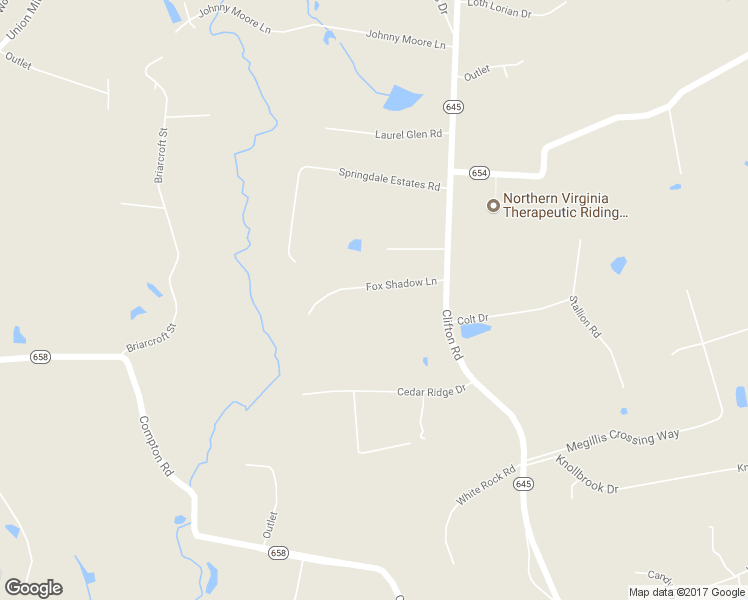 map of restaurants, bars, coffee shops, grocery stores, and more near 13109 Fox Shadow Lane in Clifton
