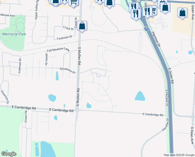 map of restaurants, bars, coffee shops, grocery stores, and more near 704 Emily Avenue in Belton